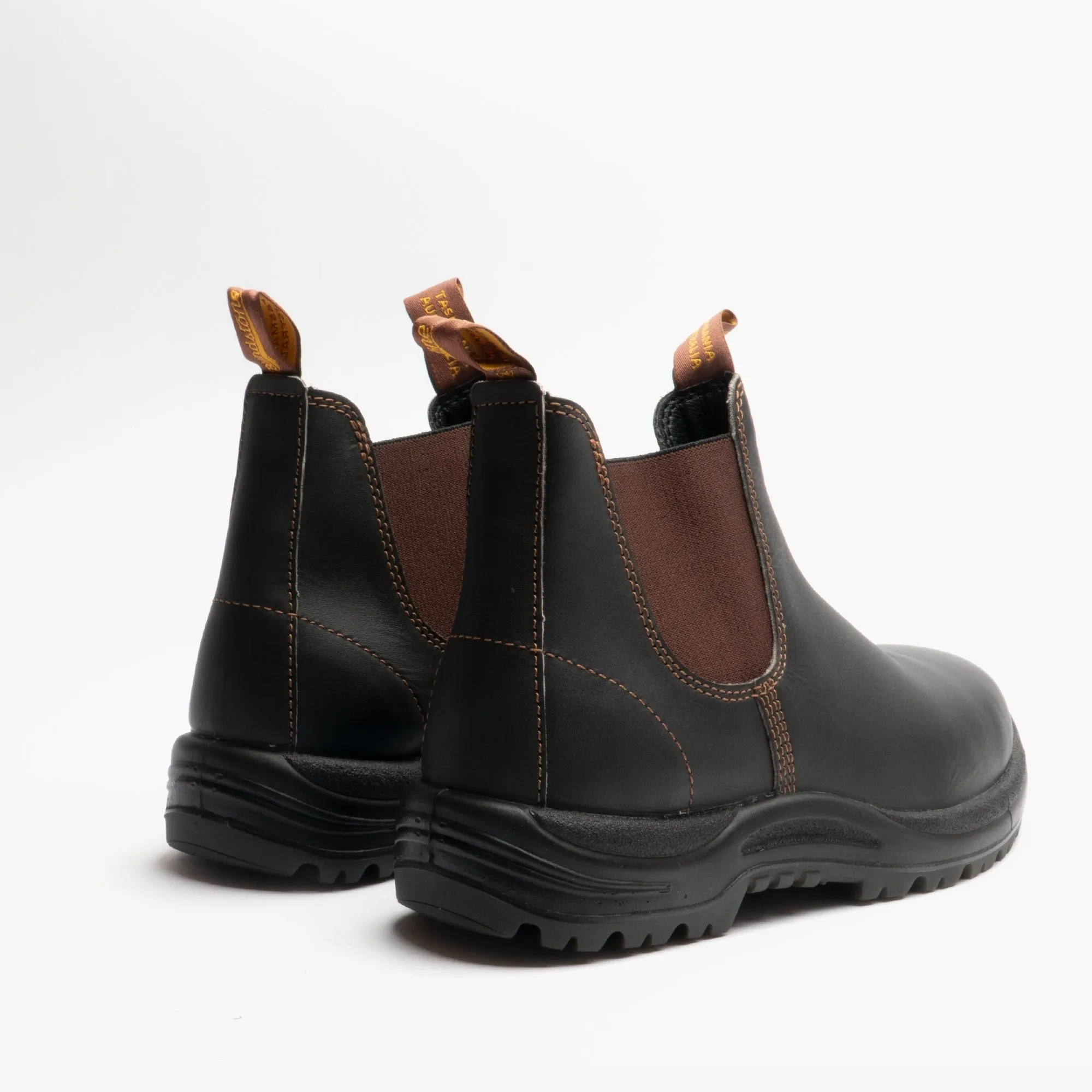 192 Unisex Safety Toe Dealer Boots Stout Brown