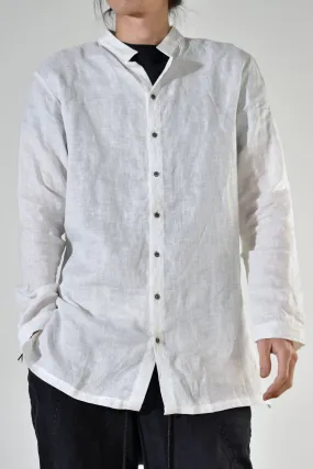 2001-SH06/LS Stand Collar Long Shirt / LS White