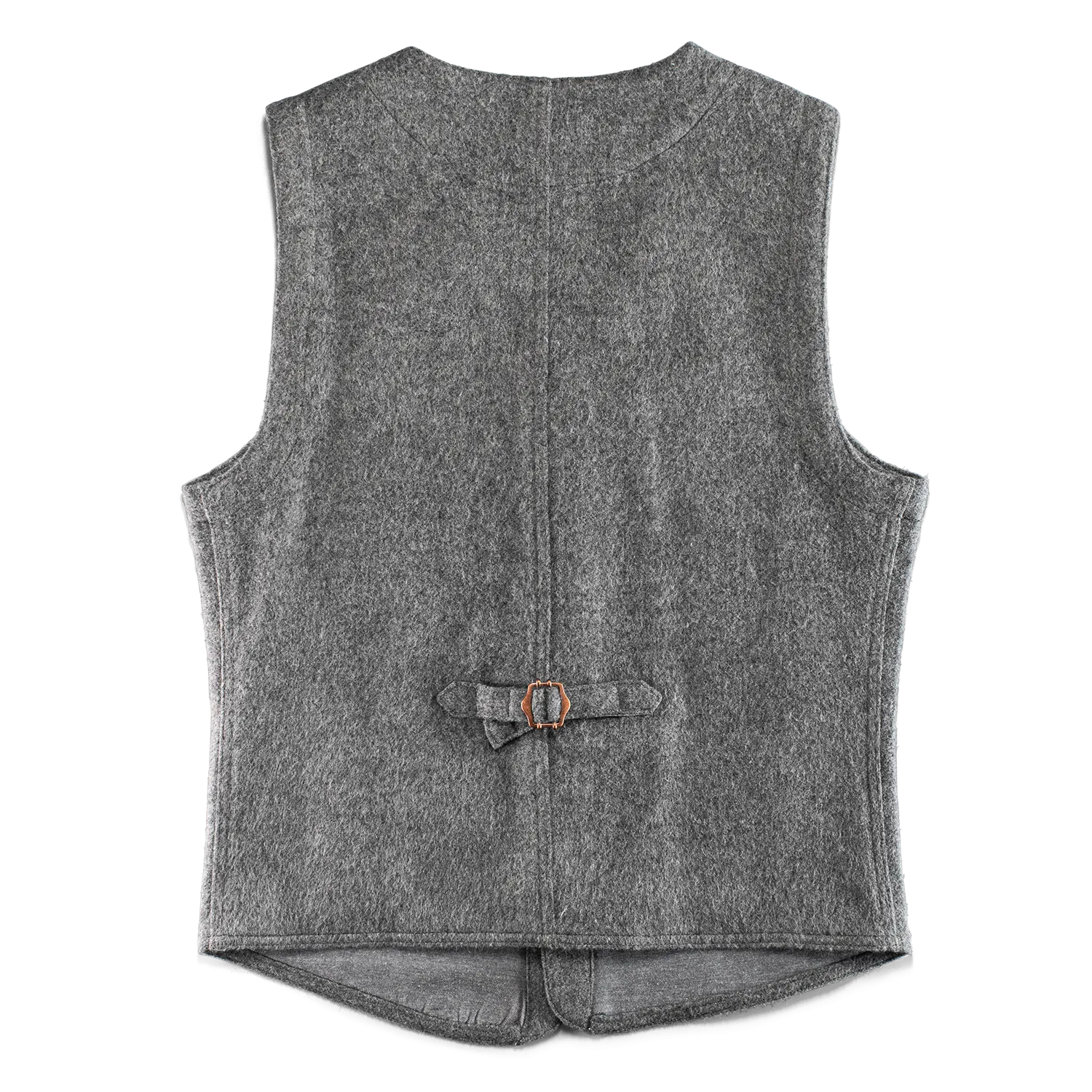 &SONS Drifter Wool Waistcoat Grey