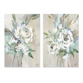 Antique Rose, Style A & B, Set of 2 , By Nina Blue