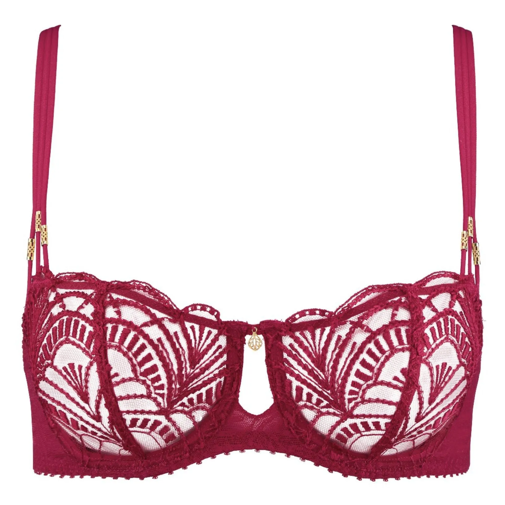 Aubade Vibes Half Cup Bra 2BF14 in Love Potion