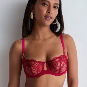 Aubade Vibes Half Cup Bra 2BF14 in Love Potion