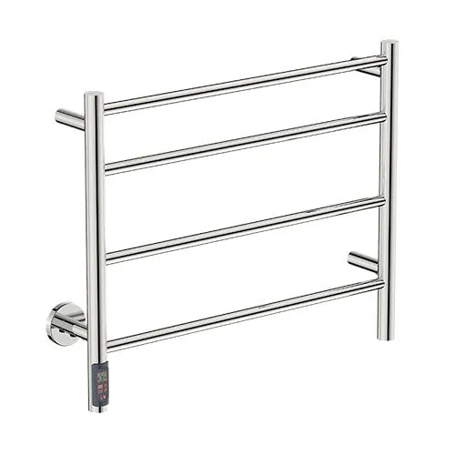 Bathroom Butler Natural 4 Bar Straight TDS Heated Towel Rail 650mm