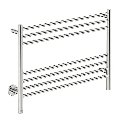 Bathroom Butler Natural 7 Bar Straight PTS Heated Towel Rail 800mm