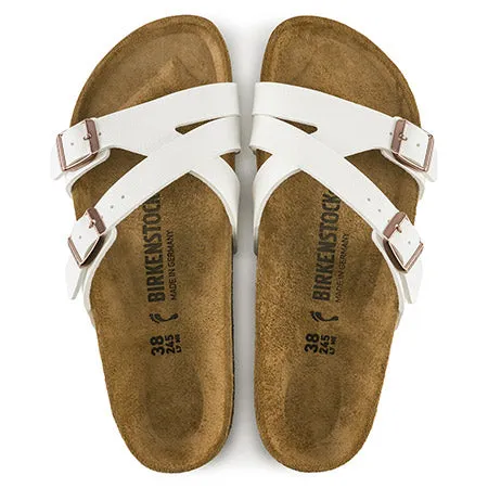 BIRKENSTOCK YAO BIRKOFLOR WHITE BIRKOFLOR - WOMENS