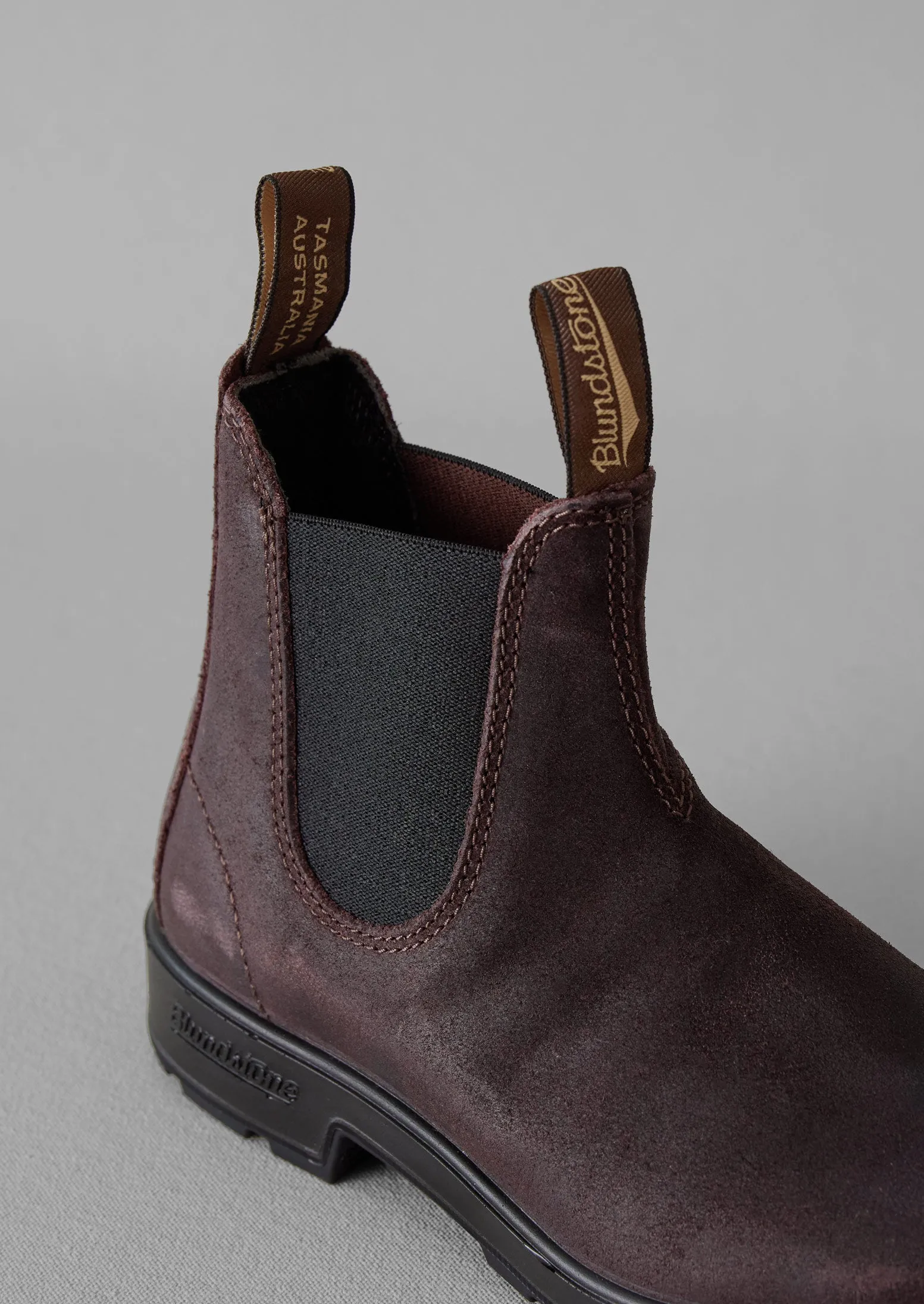 Blundstone Waxed Suede Chelsea Boots | Cordovan