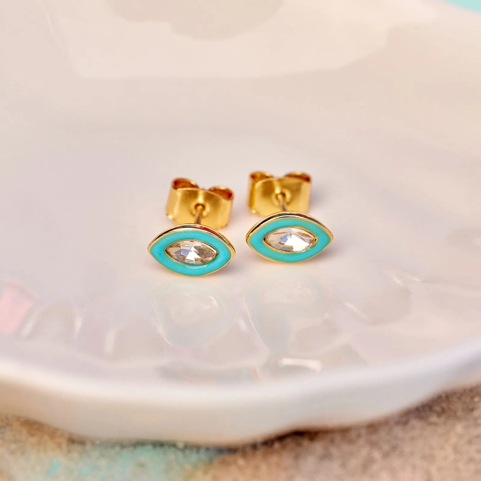 Cerulean Stud Earrings