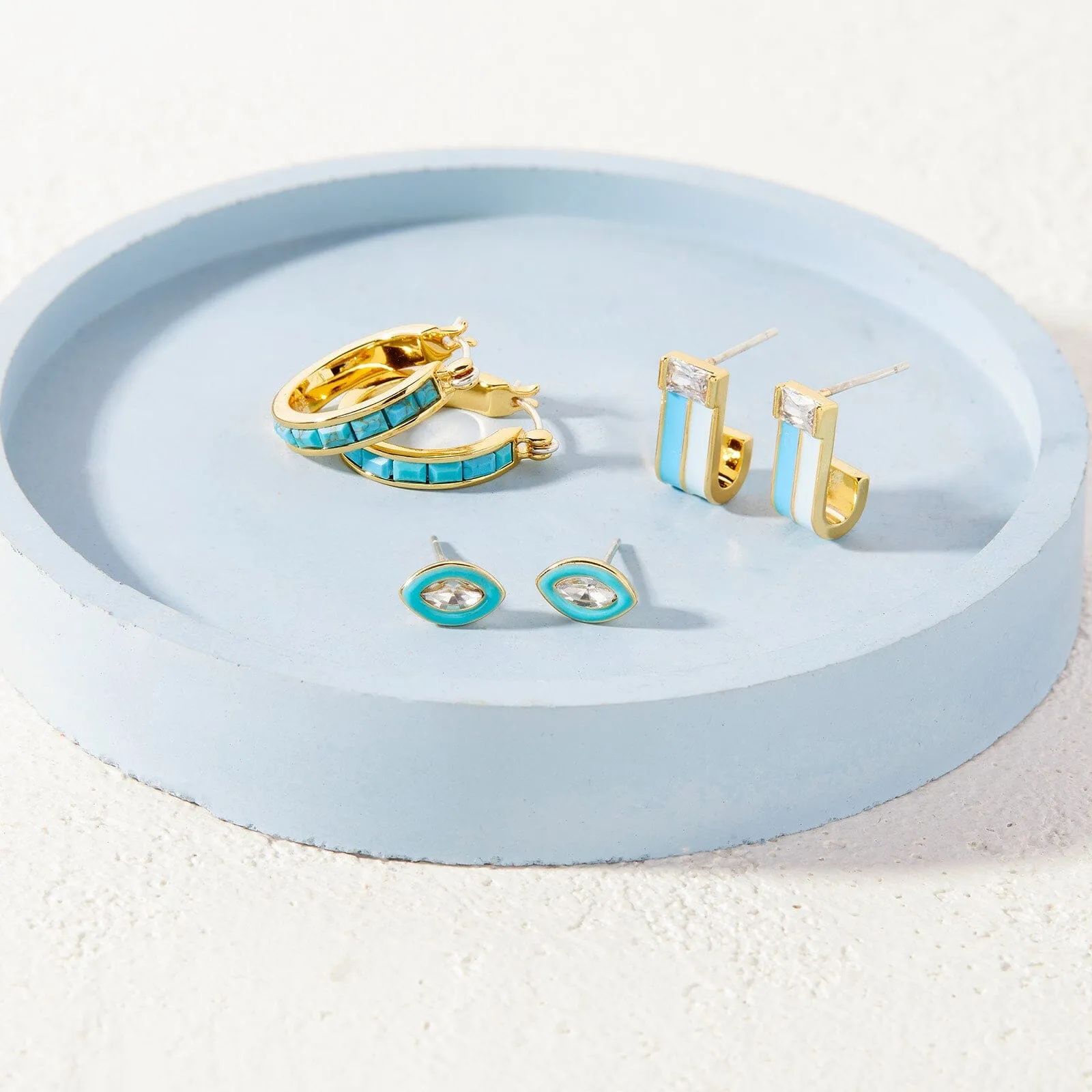 Cerulean Stud Earrings