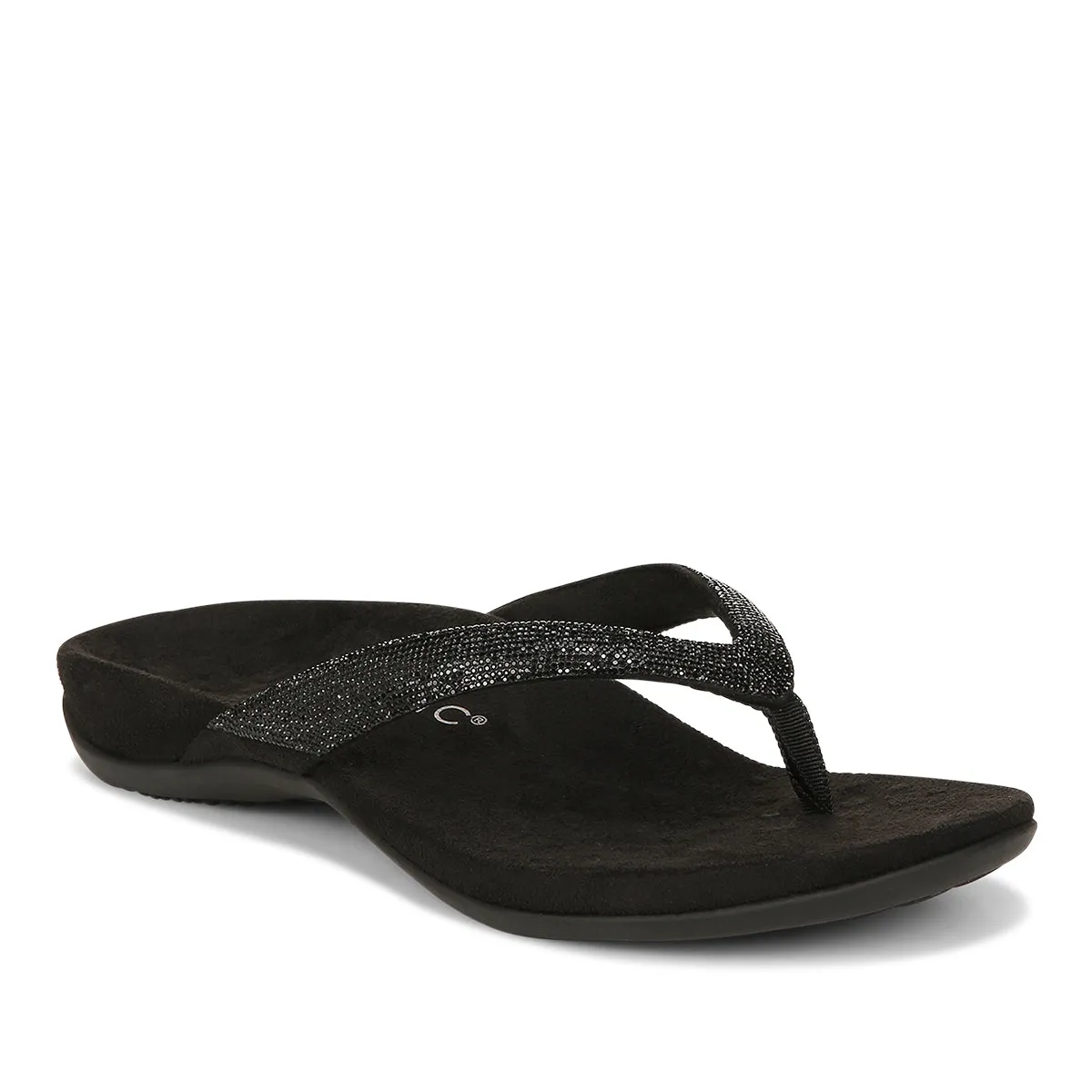 Dillon Shine Toe Post Sandal