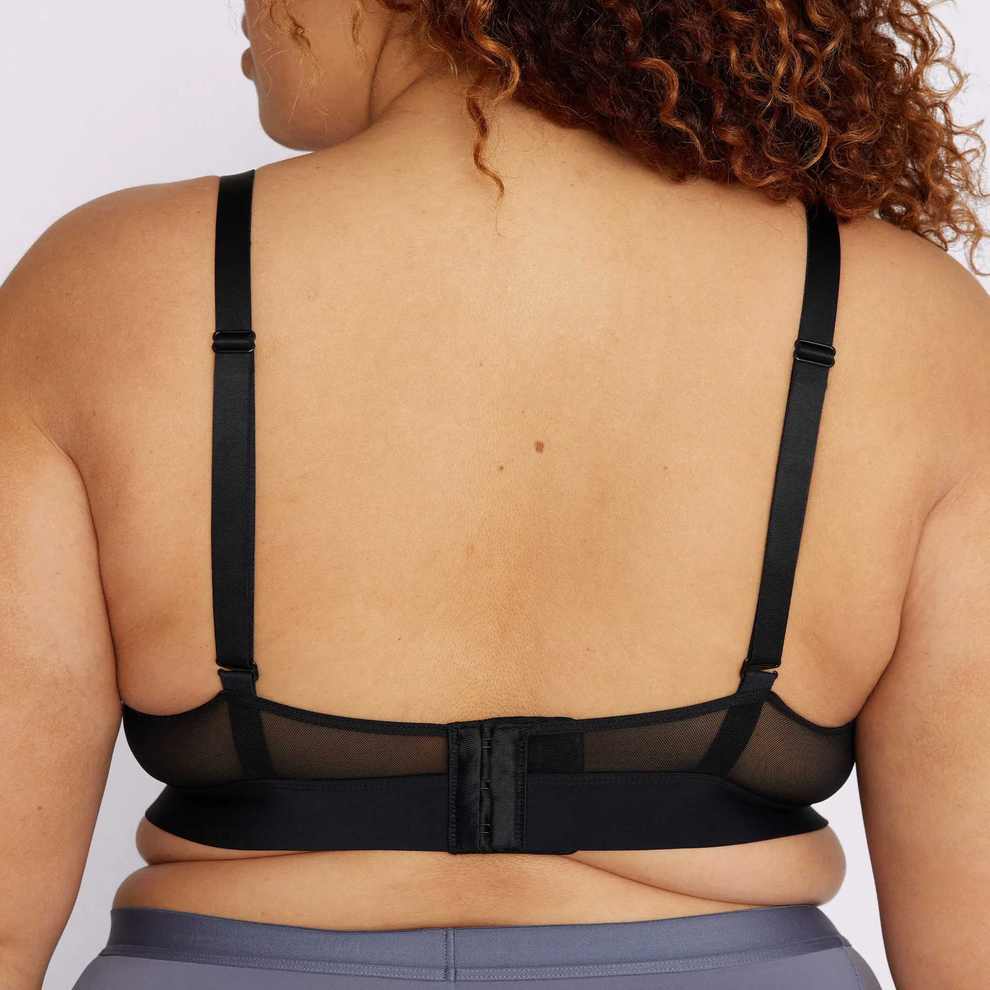 Dream Mesh Plunge Bralette | Ultra-Soft Re:Play (Eightball)