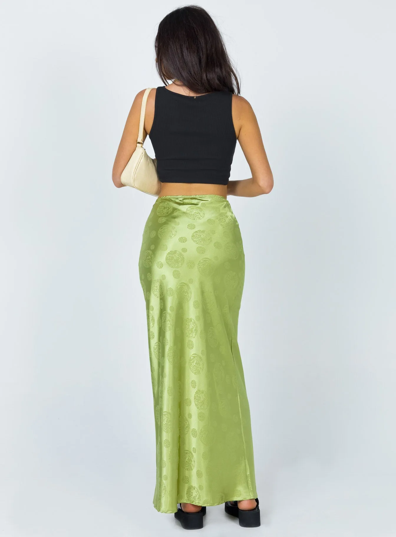 Hailey Midi Skirt Green