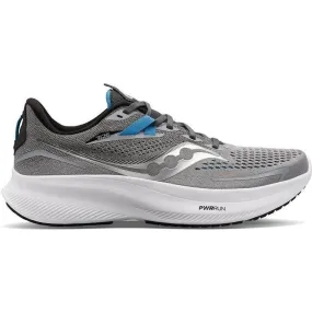 Men's Saucony Ride 15, Alloy/Topaz, 14 2E Wide