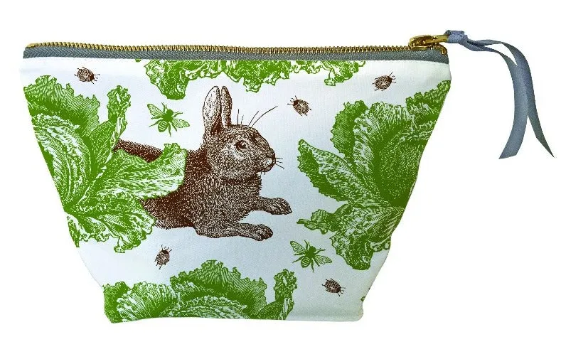 Rabbit & Cabbage Cosmetic Bag