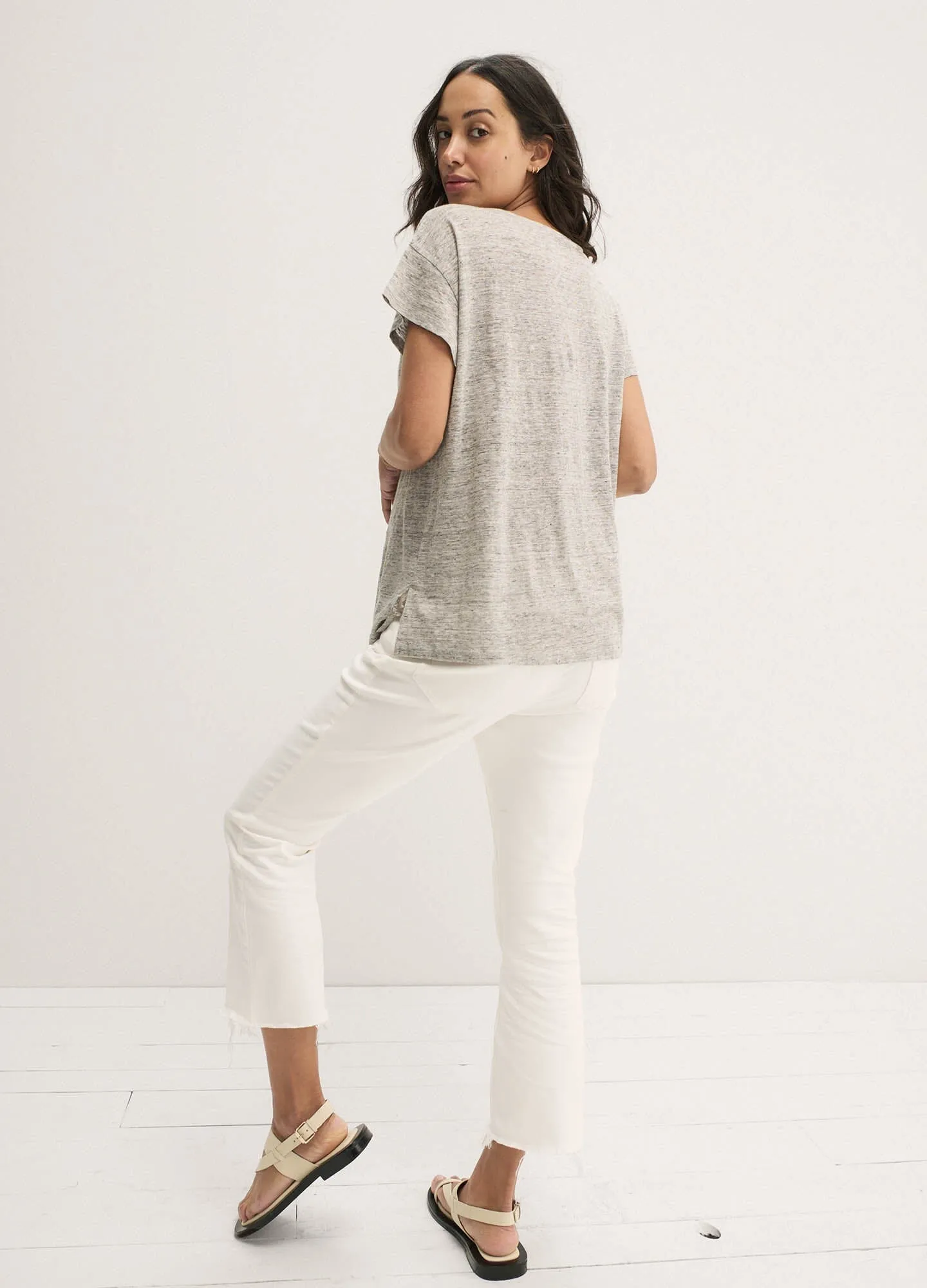 The Crop Maternity Jean