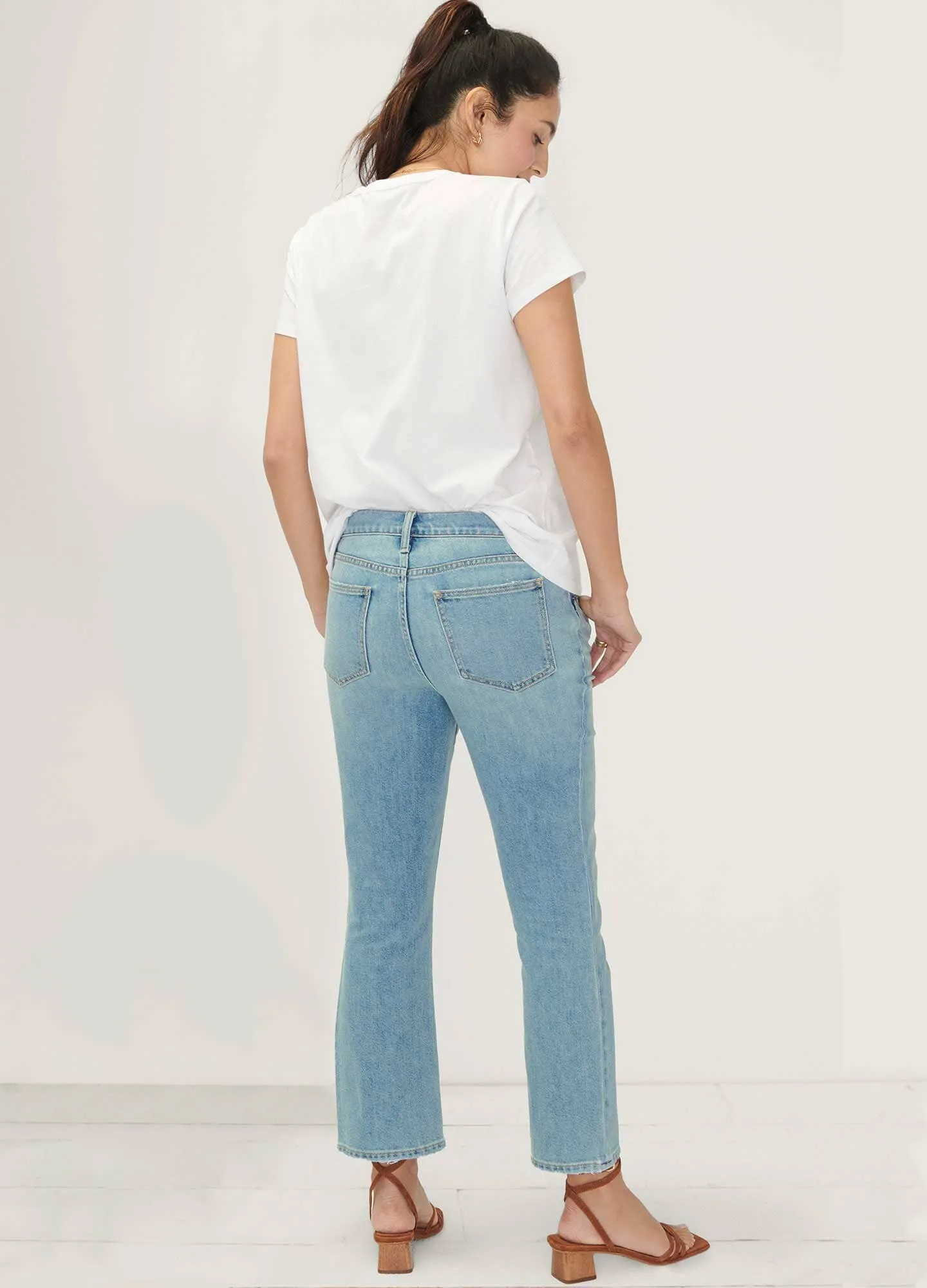 The Crop Maternity Jean